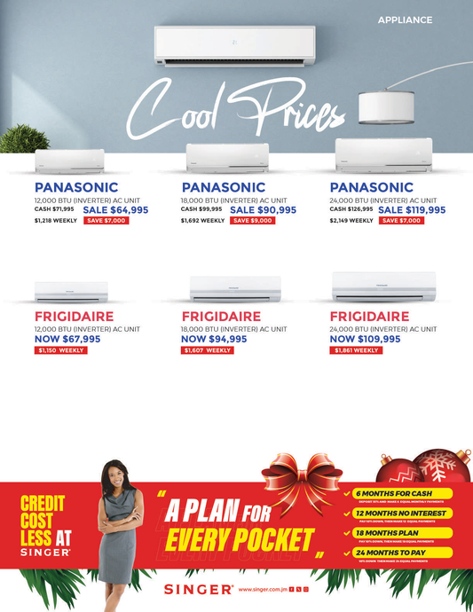 PANASONIC 12,000 BTU AC