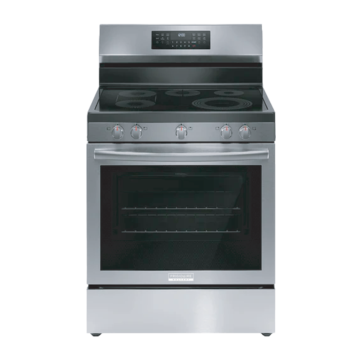 FRIGIDAIRE 30" S/STEEL 5 BURNER ELECTRIC STOVE