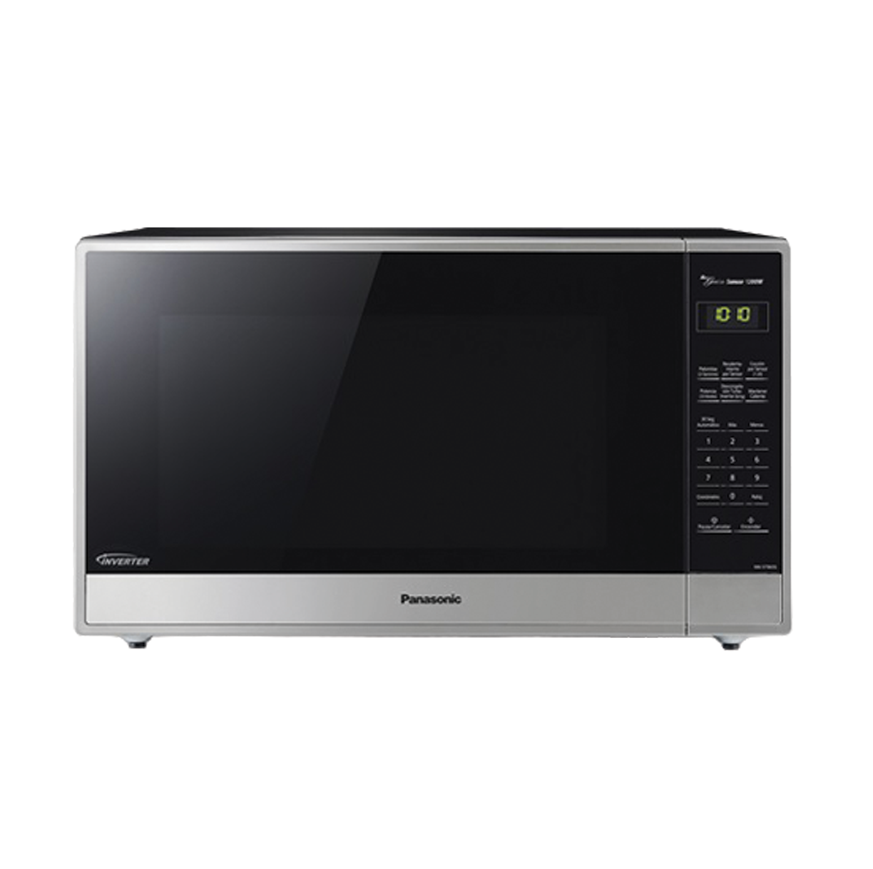 PANASONIC 1.2CFT S/S DOOR INVERTER MICROWAVE