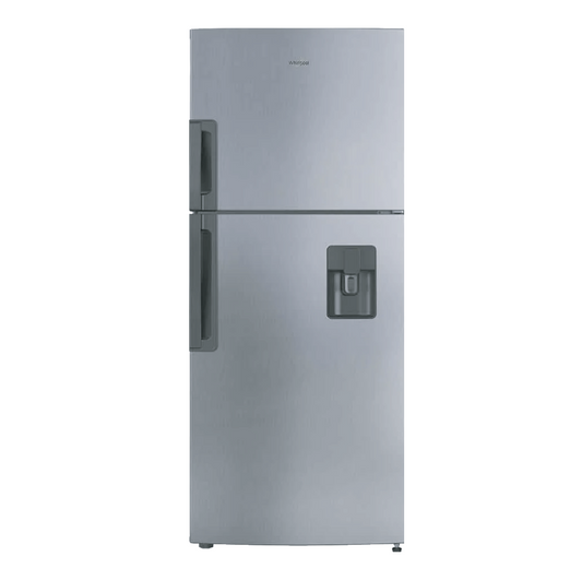 WHIRLPOOL 11 CU.FT SILVER REFRIGERATOR WITH DISP