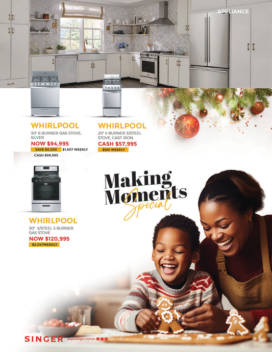 WHIRLPOOL  20" 4 BURNERS/STEEL STOVE